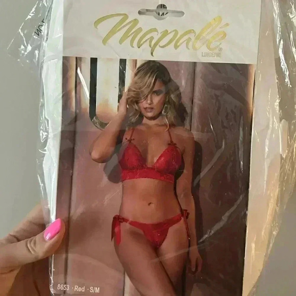 NWT Mapale - Two Piece Set Color Red SM - Picture 3 of 4